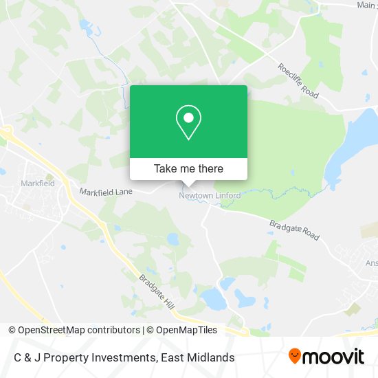 C & J Property Investments map