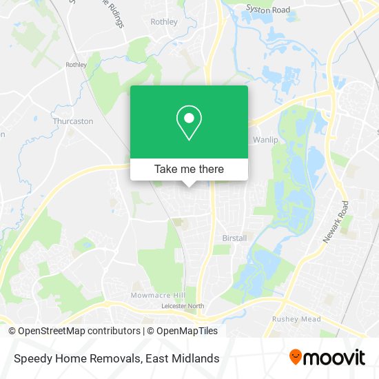 Speedy Home Removals map