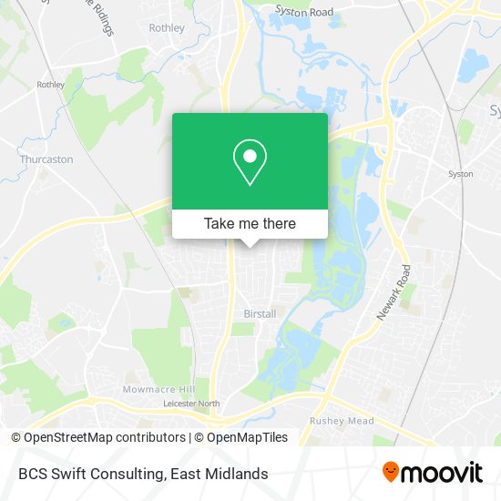BCS Swift Consulting map