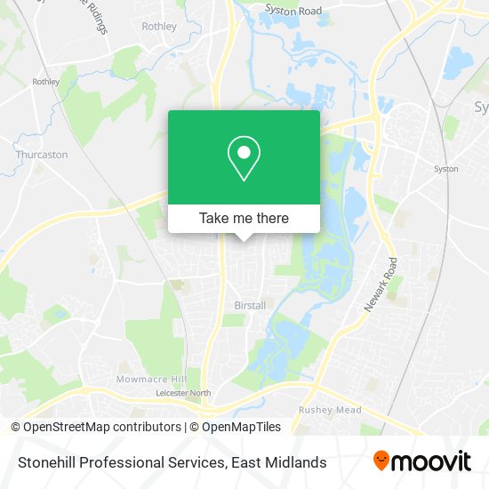 Stonehill Professional Services map