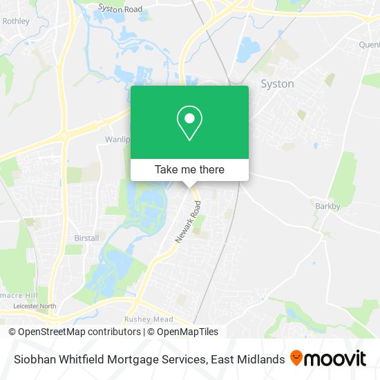 Siobhan Whitfield Mortgage Services map