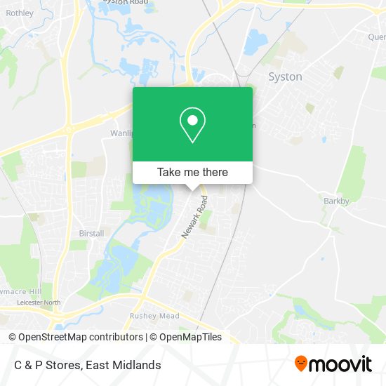 C & P Stores map