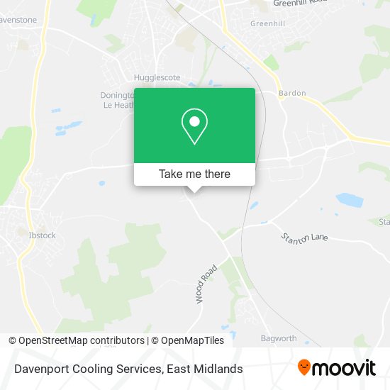 Davenport Cooling Services map