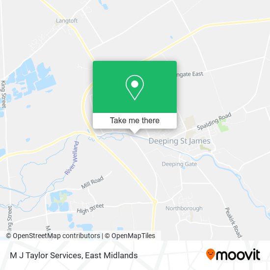 M J Taylor Services map