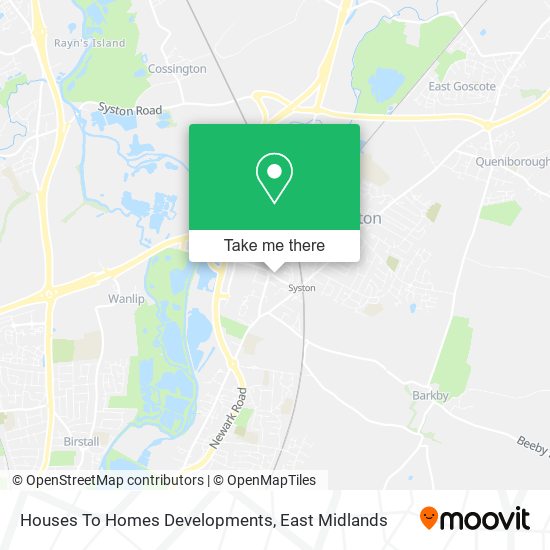 Houses To Homes Developments map