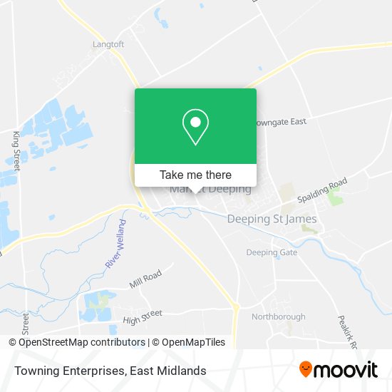 Towning Enterprises map