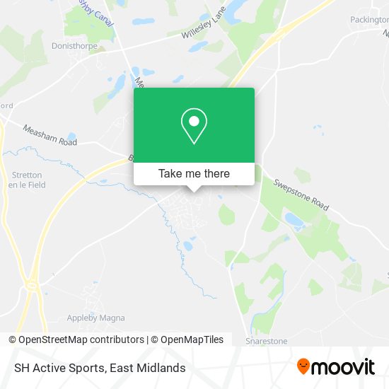 SH Active Sports map