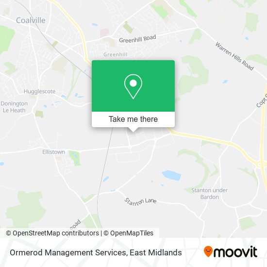 Ormerod Management Services map