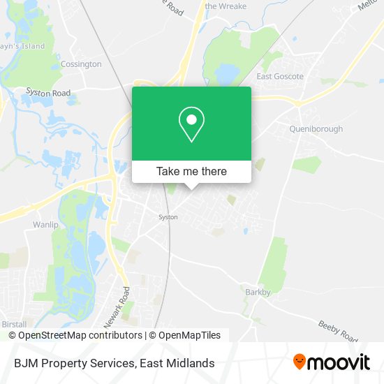 BJM Property Services map