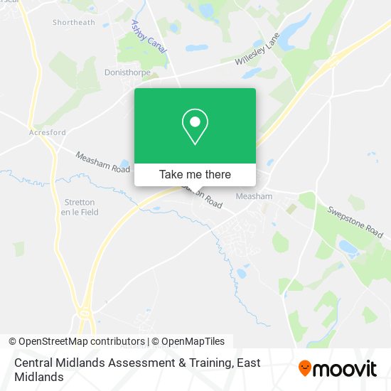 Central Midlands Assessment & Training map