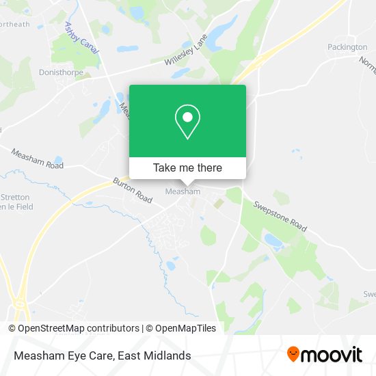 Measham Eye Care map