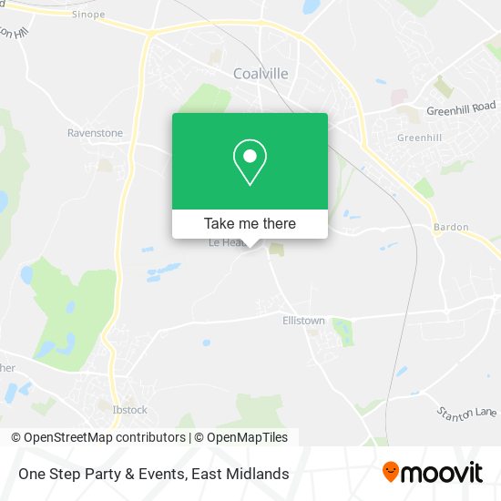 One Step Party & Events map