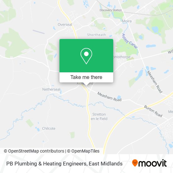PB Plumbing & Heating Engineers map