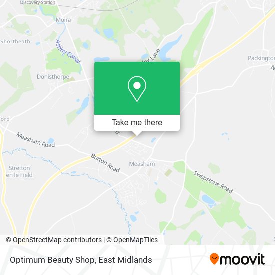 Optimum Beauty Shop map