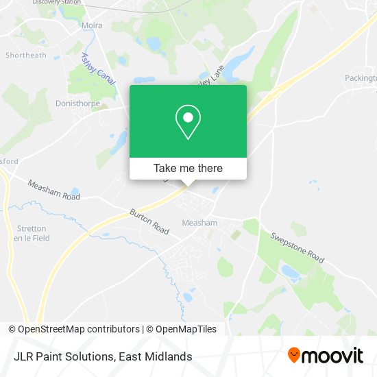 JLR Paint Solutions map