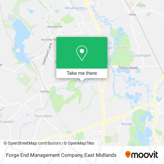 Forge End Management Company map