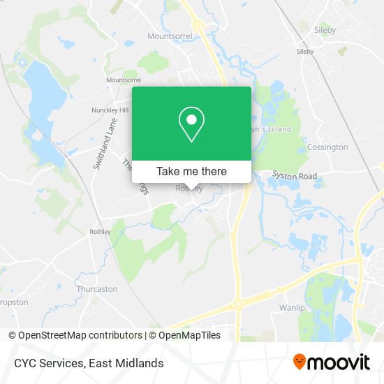 CYC Services map