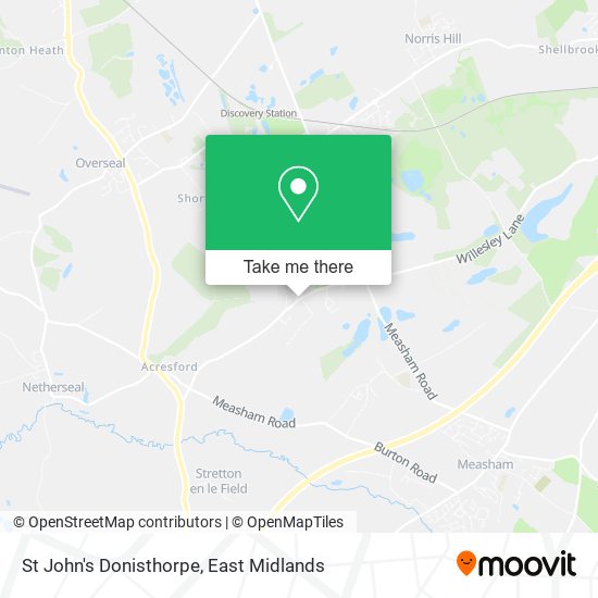 St John's Donisthorpe map