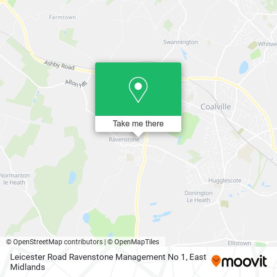 Leicester Road Ravenstone Management No 1 map