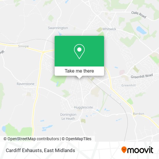 Cardiff Exhausts map