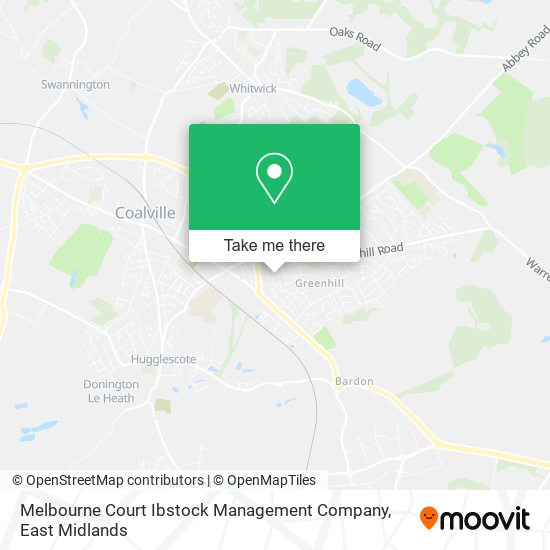 Melbourne Court Ibstock Management Company map