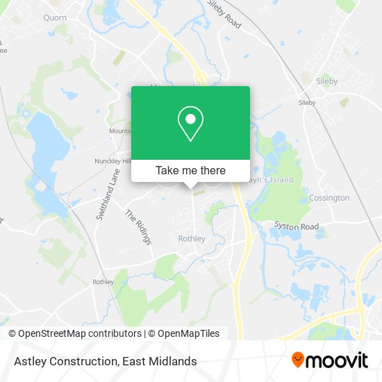 Astley Construction map