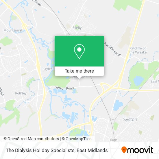 The Dialysis Holiday Specialists map