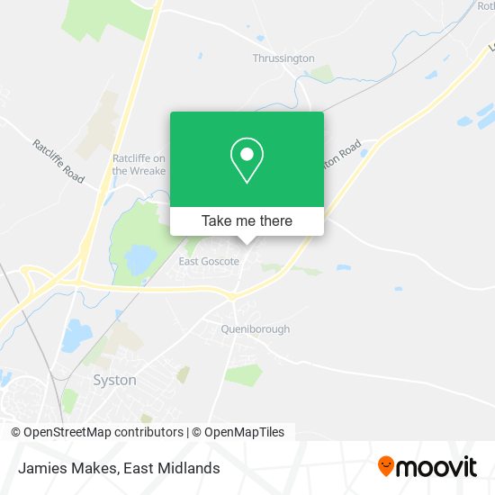 Jamies Makes map