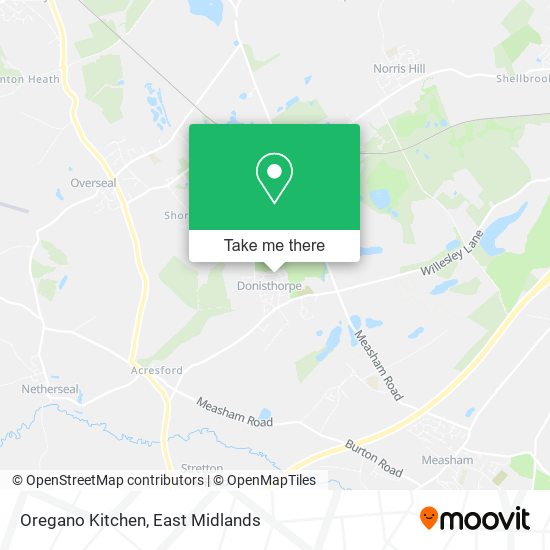 Oregano Kitchen map