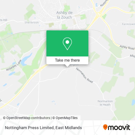 Nottingham Press Limited map
