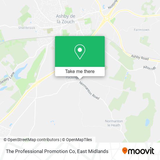 The Professional Promotion Co map