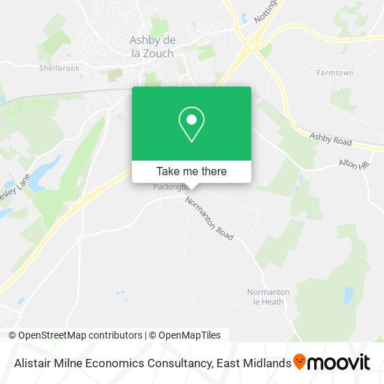 Alistair Milne Economics Consultancy map