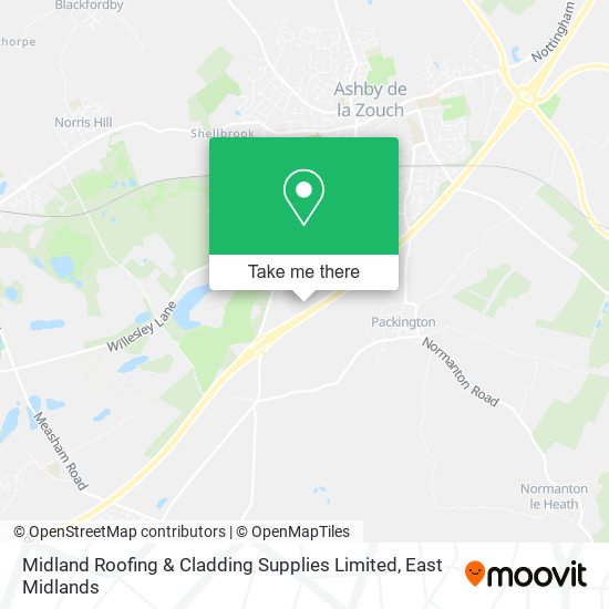 Midland Roofing & Cladding Supplies Limited map