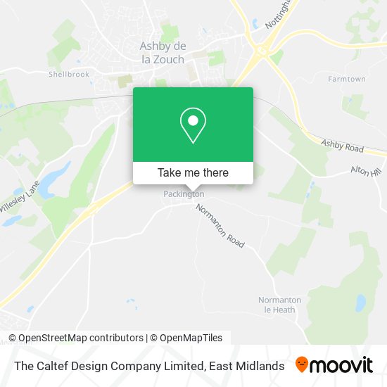The Caltef Design Company Limited map