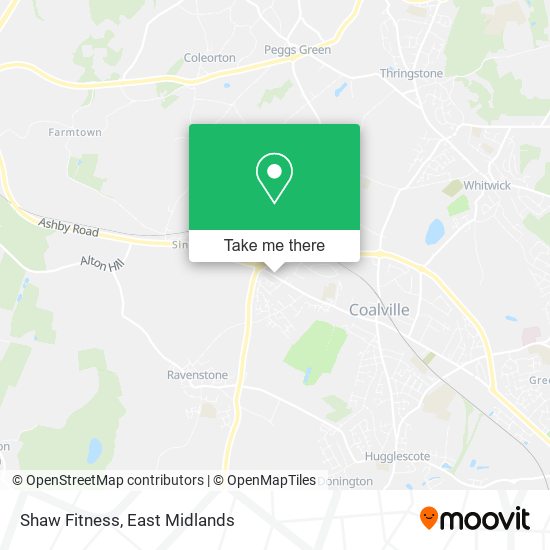 Shaw Fitness map