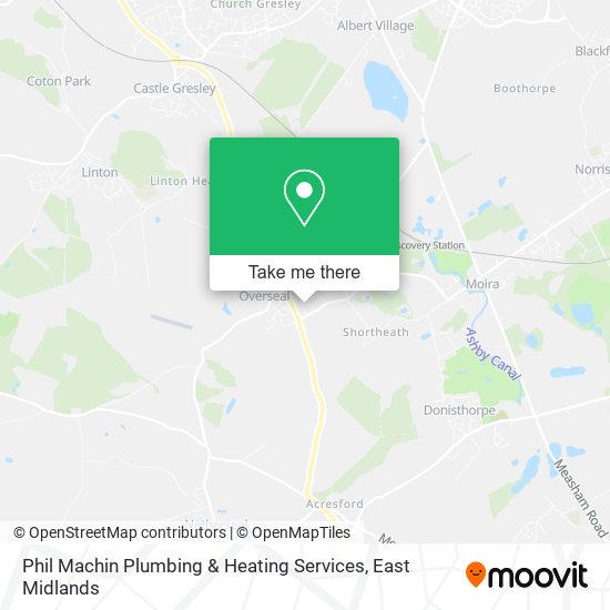 Phil Machin Plumbing & Heating Services map