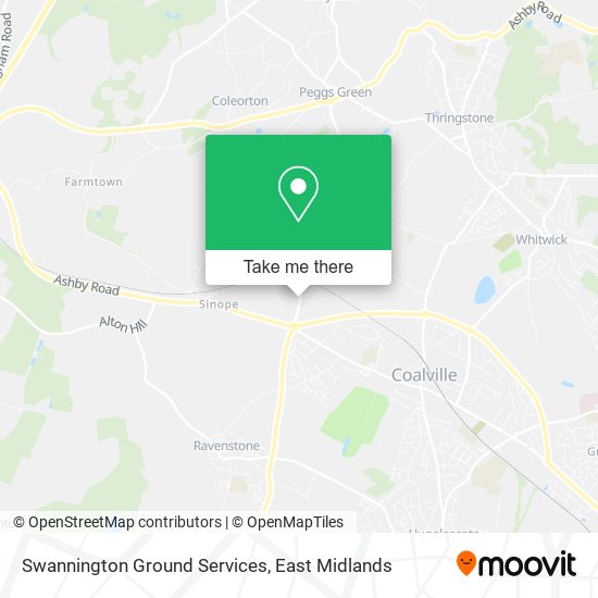 Swannington Ground Services map
