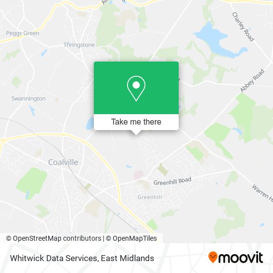 Whitwick Data Services map