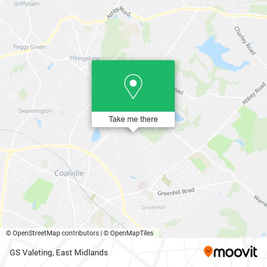 GS Valeting map