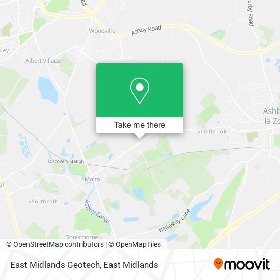 East Midlands Geotech map