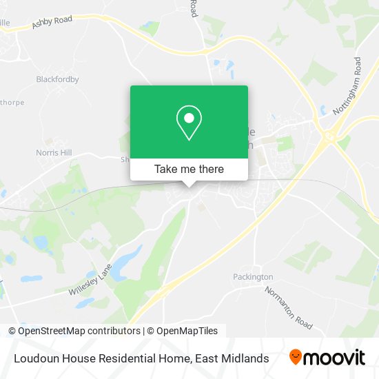 Loudoun House Residential Home map