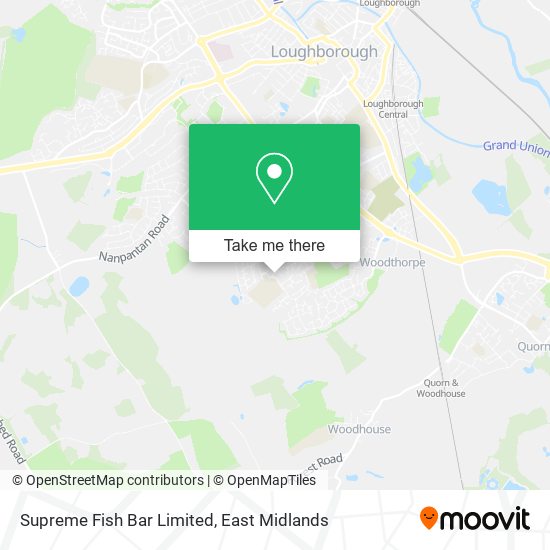 Supreme Fish Bar Limited map