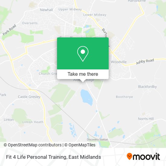 Fit 4 Life Personal Training map