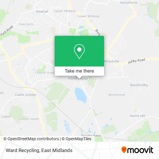 Ward Recycling map