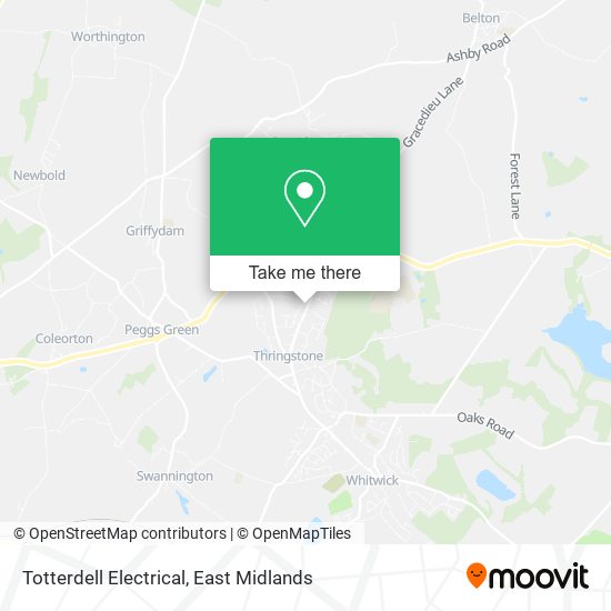 Totterdell Electrical map