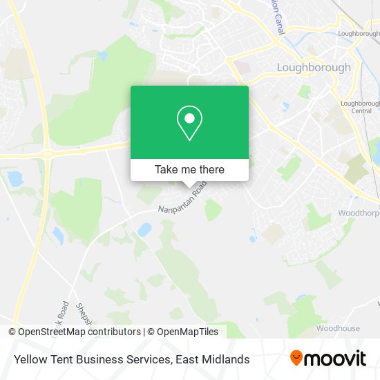Yellow Tent Business Services map