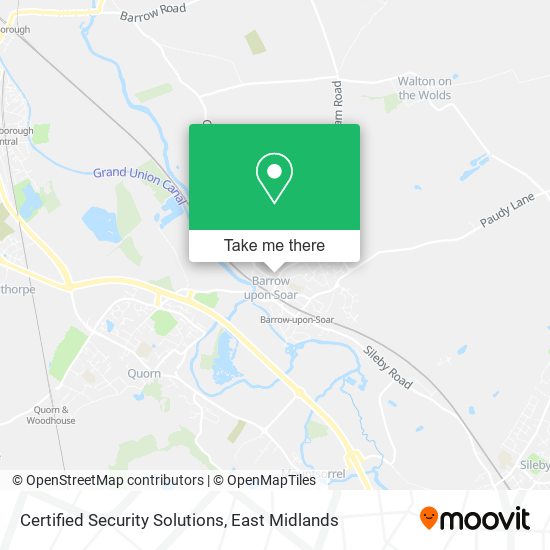 Certified Security Solutions map