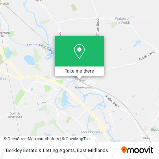 Berkley Estate & Letting Agents map