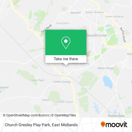 Church Gresley Play Park map