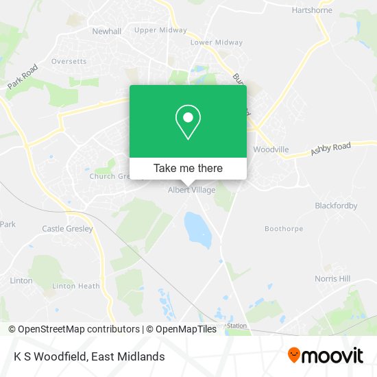 K S Woodfield map